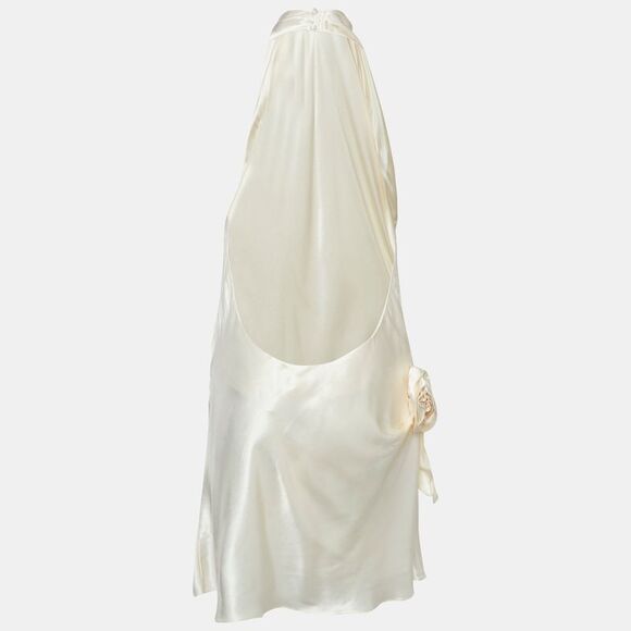 Arcina Ori Cream Satin Halter Neck Dress M is available for purchase on au  PAY Market - Imported Goods Online Store Co.Ltd. | au PAY Market - Online  Shopping Site